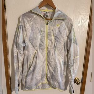 Adidas hooded wind breaker, size M